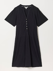 FatFace Maggie Black Petite Jersey Dress - Image 6 of 6