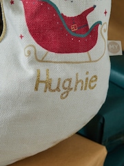 Personalised Santa’s Sleigh Christmas Stocking by My 1st Years - Image 2 of 4
