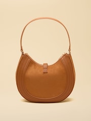 Joules Tan Brown Crossbody Saddle Bag - Image 7 of 8