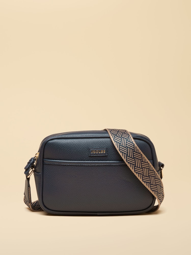 Joules Trent Navy Cross Body Bag - Image 1 of 7 Joules Trent Navy Cross Body Bag - Image 1 of 7