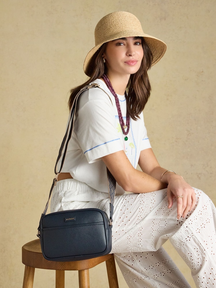 Joules Trent Navy Cross Body Bag - Image 2 of 7 Joules Trent Navy Cross Body Bag - Image 2 of 7