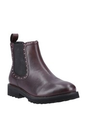 Hush Puppies Purple Stud Boots - Image 3 of 4