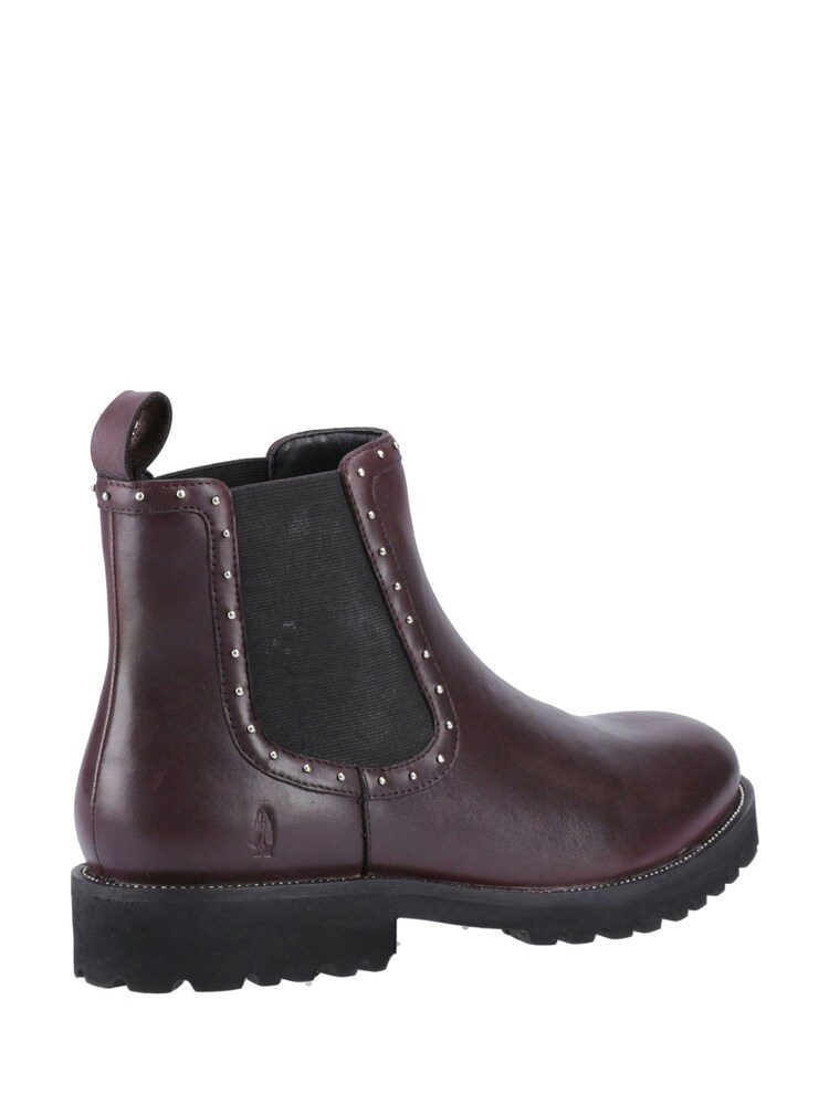 Hush Puppies Purple Stud Boots - Image 4 of 4
