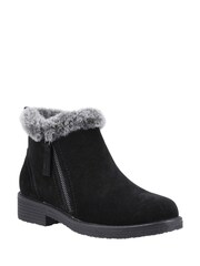 Hush Puppies Black Zip Boots - Image 3 of 4