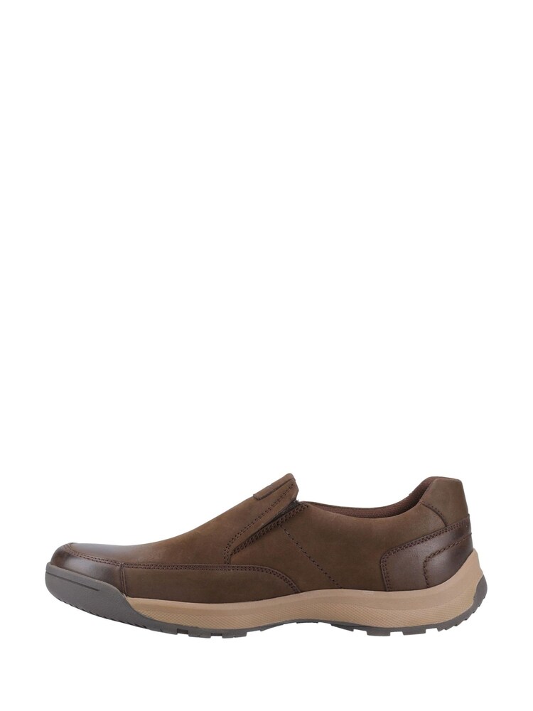 Hush Puppies Shoes Brown Slip On - Image 2 of 4 Hush Puppies Shoes Brown Slip On - Image 2 of 4