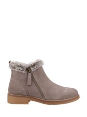 Hush Puppies Tan/Brown Zip Boots - Image 1 of 4