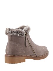 Hush Puppies Tan/Brown Zip Boots - Image 4 of 4
