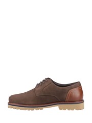 Hush Puppies Brown Lace Shoes - Image 2 of 6