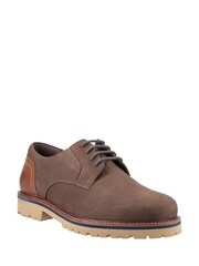 Hush Puppies Brown Lace Shoes - Image 3 of 6