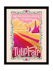 Pyramid International Pink Wicked (Munchkinland) Collectors Print Framed - Image 1 of 2