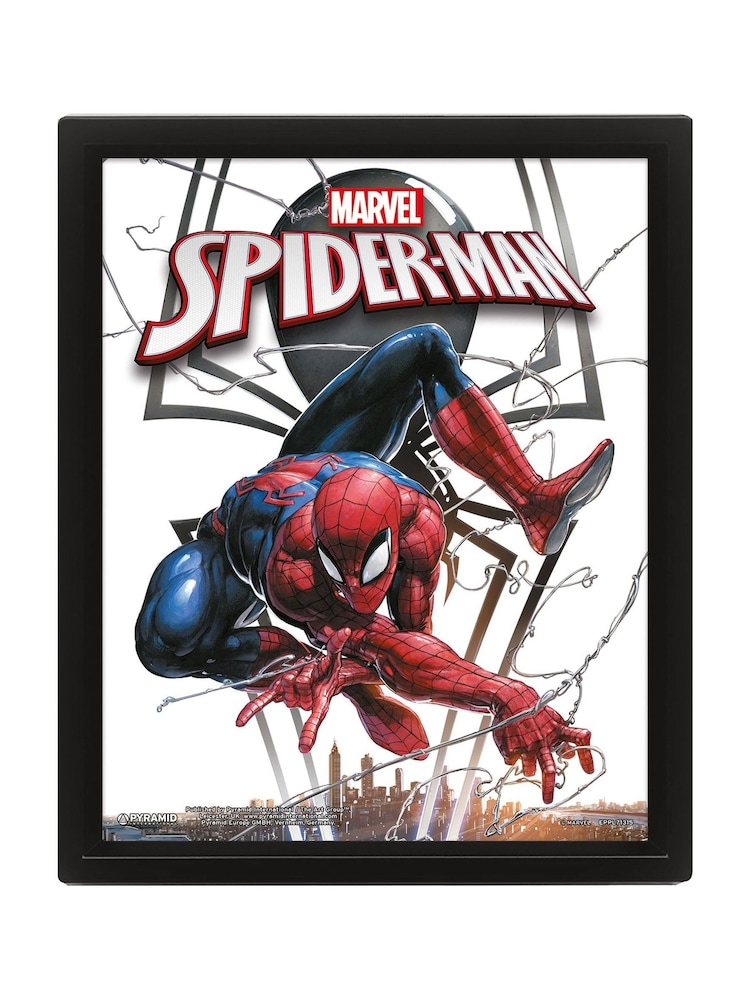 Pyramid International Black Marvel (Spiderman / Venom) Framed - Image 1 of 2 Pyramid International Black Marvel (Spiderman / Venom) Framed - Image 1 of 2