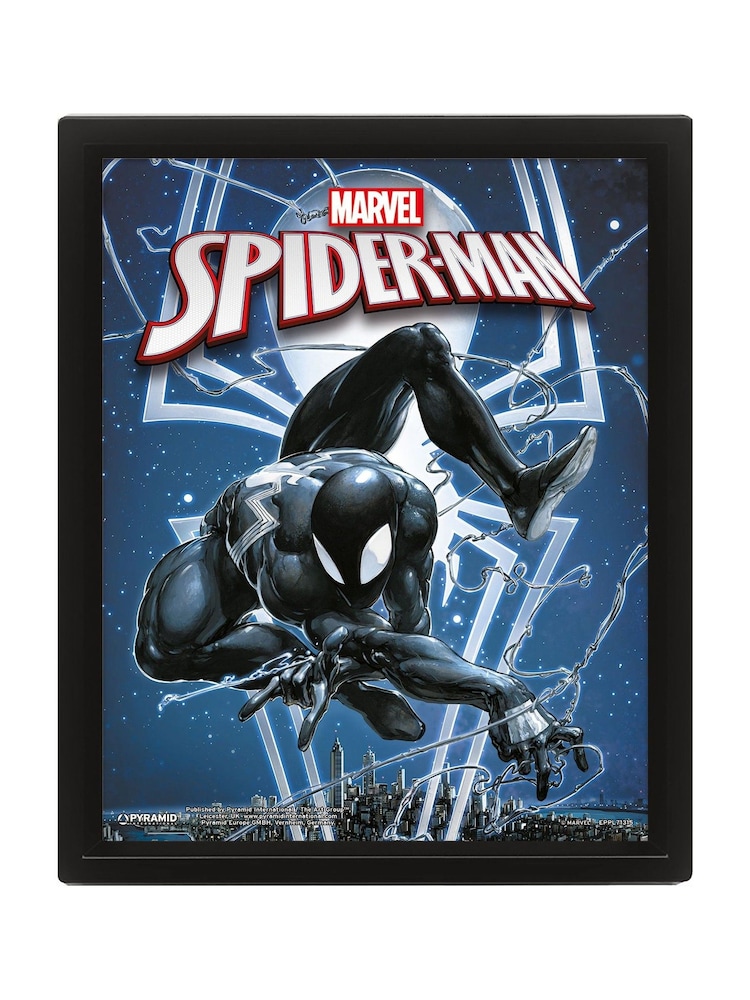 Pyramid International Black Marvel (Spiderman / Venom) Framed - Image 2 of 2 Pyramid International Black Marvel (Spiderman / Venom) Framed - Image 2 of 2