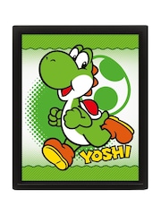 Pyramid International Red Super Mario (Mario Yoshi Flip) Framed - Image 2 of 2