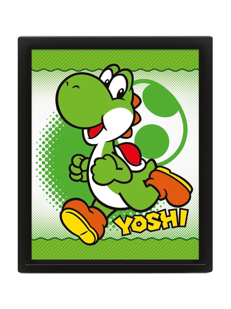 Pyramid International Red Super Mario (Mario Yoshi Flip) Framed - Image 2 of 2