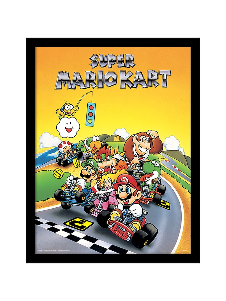 Pyramid International Yellow Super Mario Kart Retro - Image 1 of 1 Pyramid International Yellow Super Mario Kart Retro - Image 1 of 1