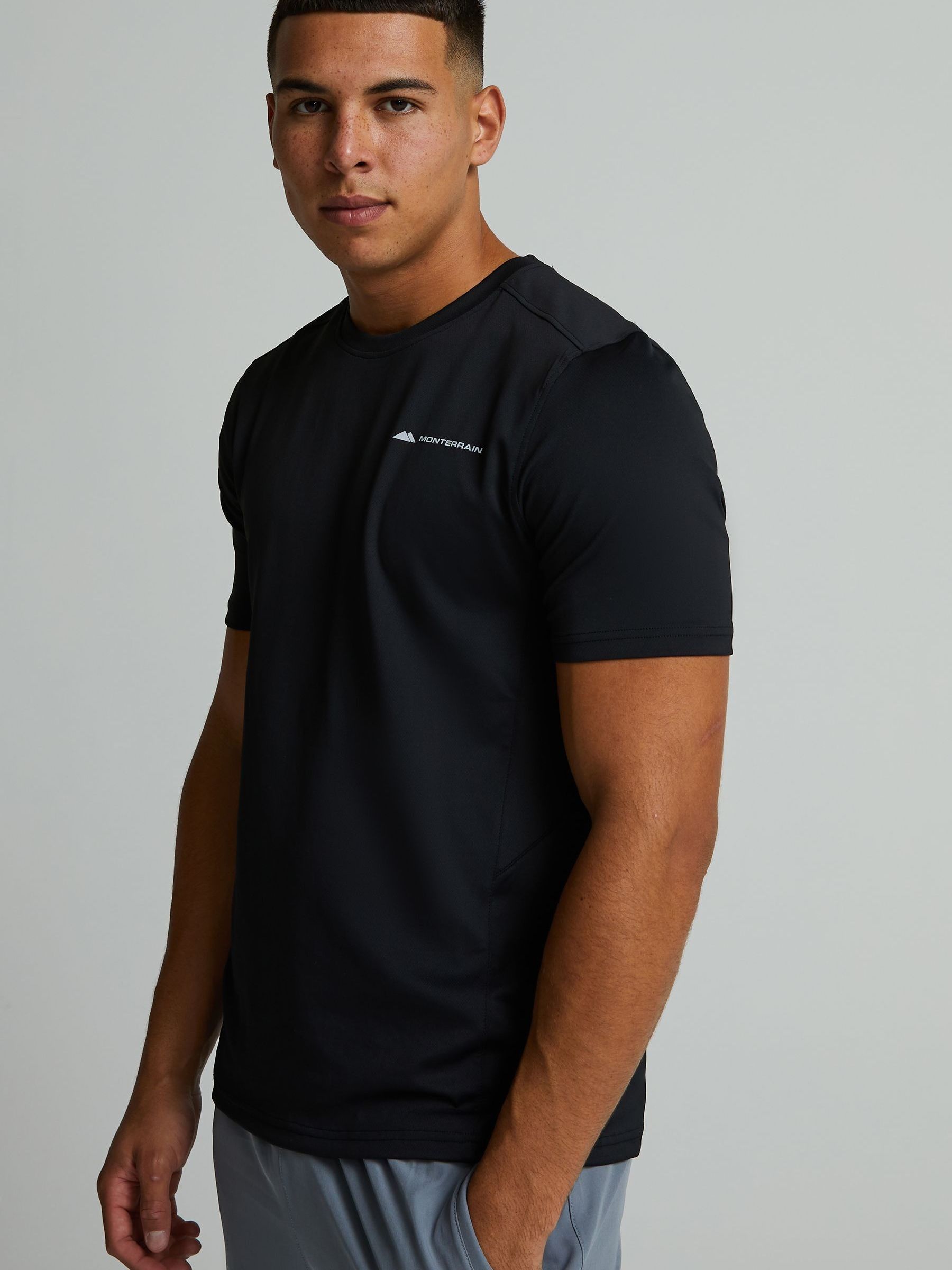Buy Monterrain Black Form T-Shirt from the Next UK online shop