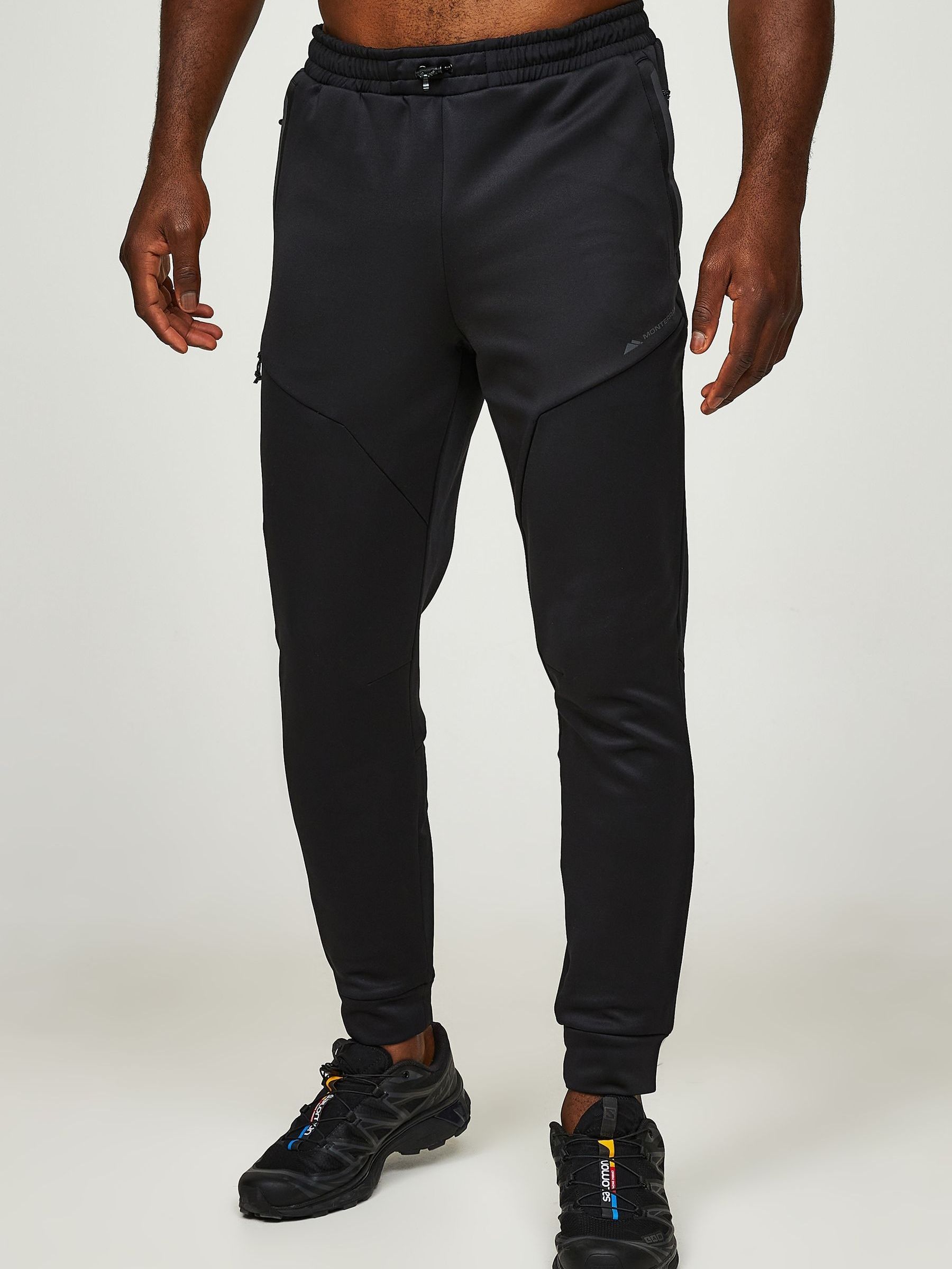 Buy Monterrain Black Speed 2.0 Poly Fleece Joggers from the Next
