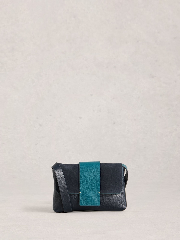 White Stuff Blue Tabby Mini Landscape Bag - Image 1 of 4