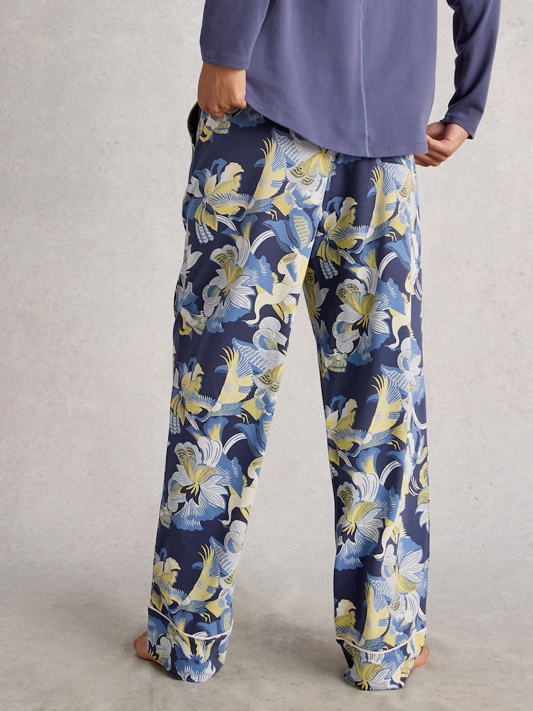 White Stuff Purple Nina Jersey Pyjama Bottoms - Image 2 of 4 White Stuff Purple Nina Jersey Pyjama Bottoms - Image 2 of 4