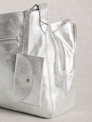 White Stuff Silver Hettie Leather Tote - Image 4 of 5