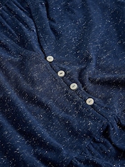 White Stuff Blue Marlie Sparkle Tunic - Image 5 of 6