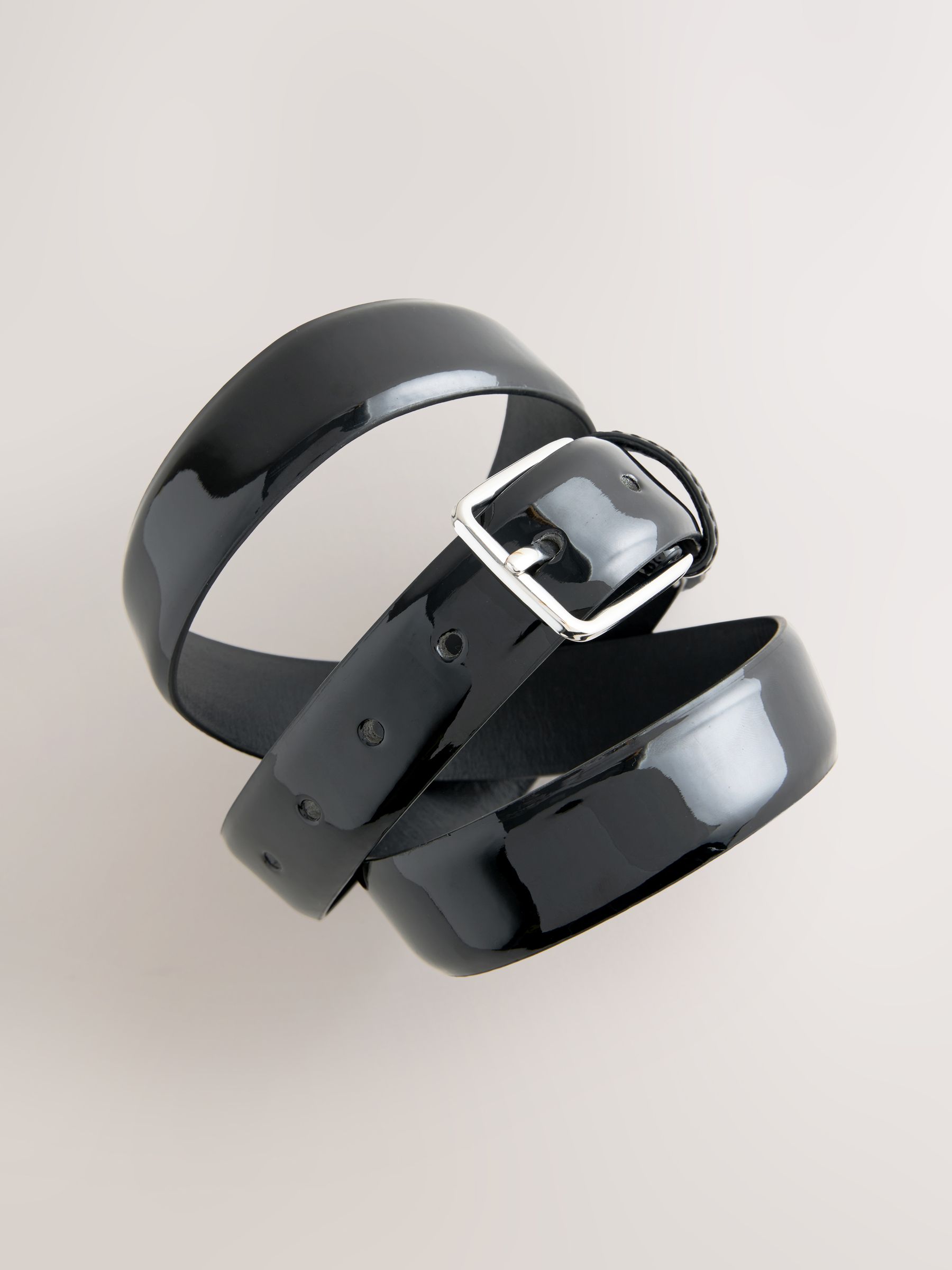 Buy Black Patent Formal Belt from Next USA display picture 2