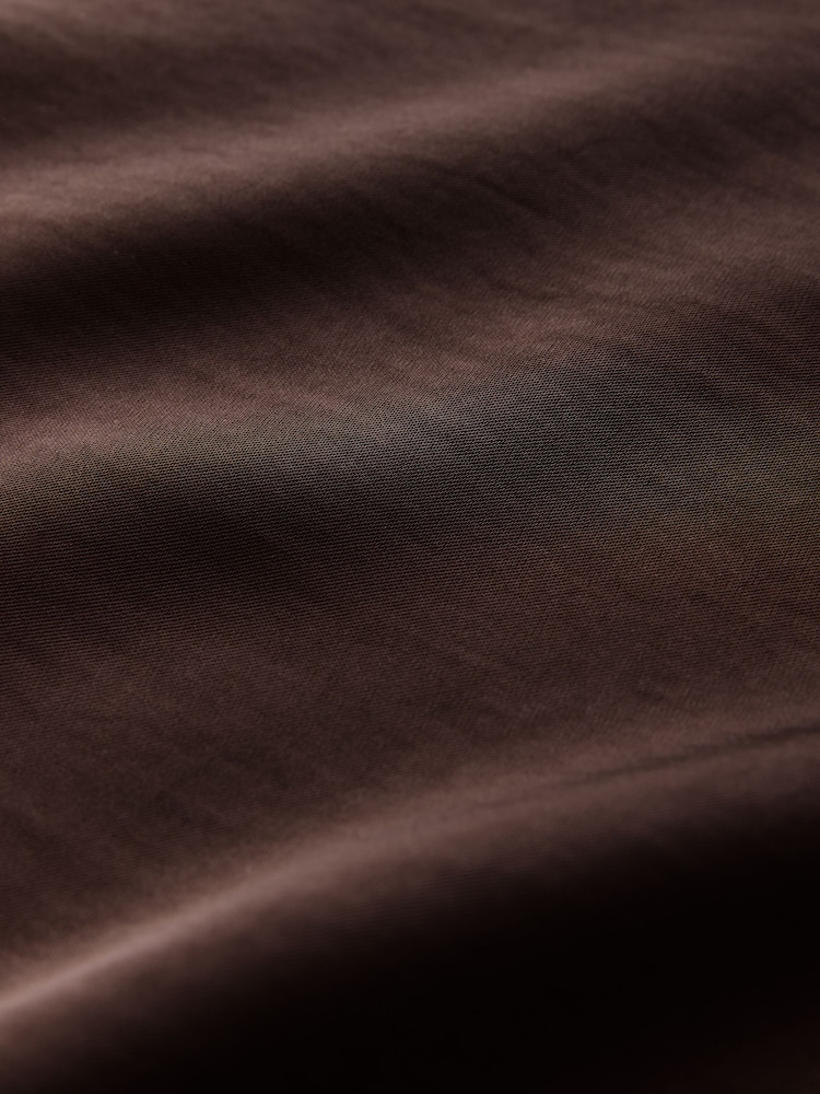 Chocolate Brown Satin Midi Skirt With Lace Trim - Image 8 of 8 Chocolate Brown Satin Midi Skirt With Lace Trim - Image 8 of 8