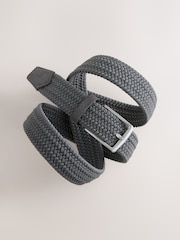Dunkelgrau - Elasticated Motionflex Stretch Weave Belt - Bild 2 von 3