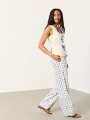 FatFace Indie Ivory Shells Petite Waistcoat - Image 5 of 7