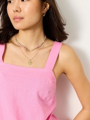FatFace Joesie Pink Petite Stripe Cami - Image 4 of 6