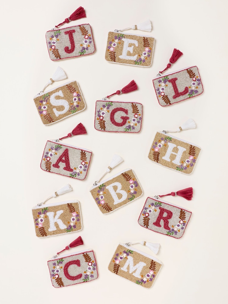 FatFace Multi Alphabet Beaded Purse - Image 1 of 3