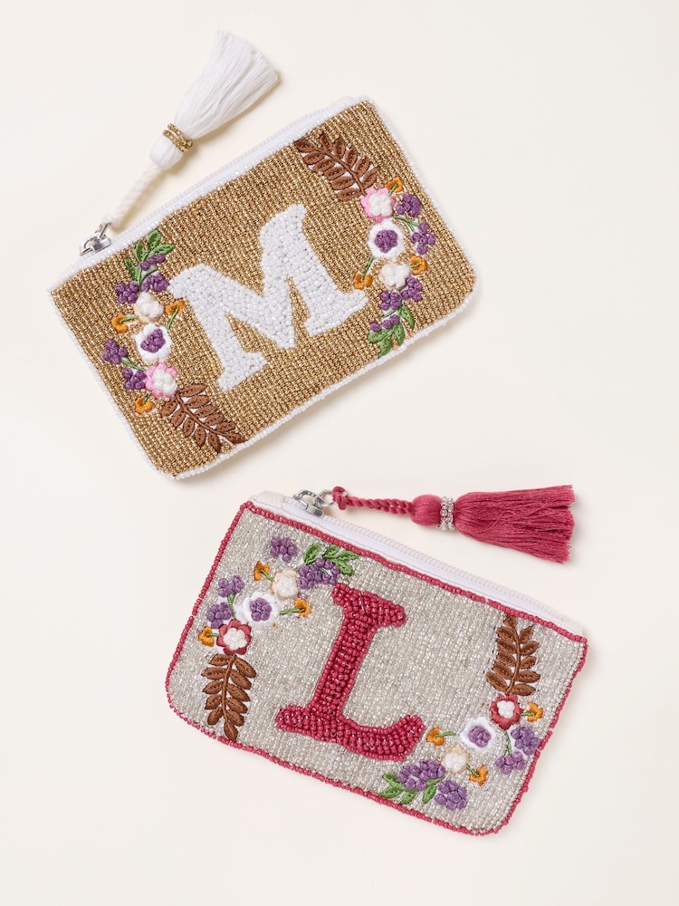 FatFace Multi Alphabet Beaded Purse - Image 2 of 3