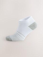 White Stripe Pattern Trainers Socks 5 Pack - Image 2 of 10