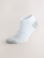 White Stripe Pattern Trainers Socks 5 Pack - Image 5 of 10