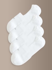White Signature Modal Invisible Socks 4 Pack - Image 1 of 7