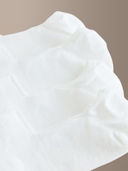White Signature Modal Invisible Socks 4 Pack - Image 6 of 7