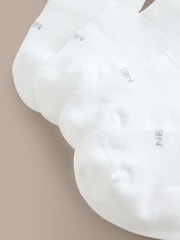 White Signature Modal Invisible Socks 4 Pack - Image 7 of 7