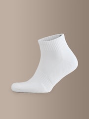 White Signature Modal Mid Trainer Socks 4 Pack - Image 3 of 6