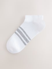 Grey/Navy Pattern Trainers Socks 5 Pack - Image 3 of 10