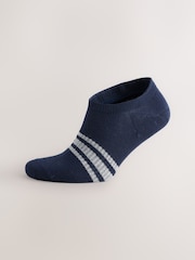 Grey/Navy Pattern Trainers Socks 5 Pack - Image 8 of 10
