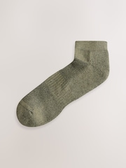 Neutral/ Black/ Grey 5 Pack Cushioned Trainers Socks - Image 2 of 8