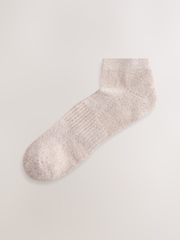 Neutral/ Black/ Grey 5 Pack Cushioned Trainers Socks - Image 3 of 8