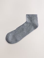 Neutral/ Black/ Grey 5 Pack Cushioned Trainers Socks - Image 6 of 8