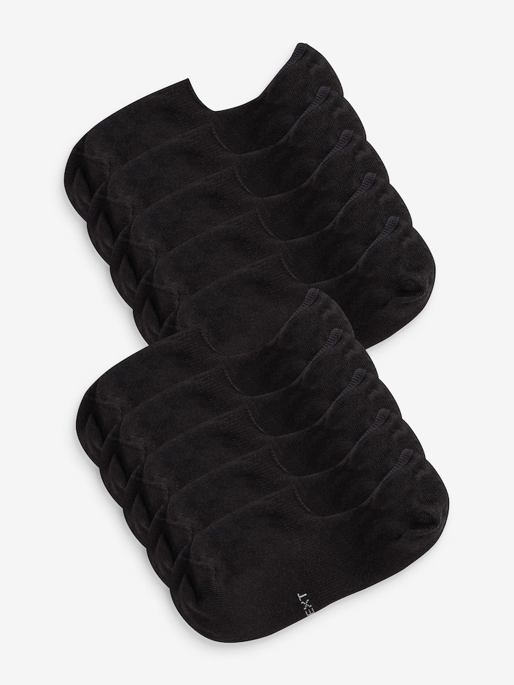 Чорний - Невидимі шкарпетки для тренувань 10 Pack - Image 2 of 2