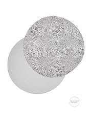 Totter + Tumble Black/White Light Blue Grey The Scout + Wanderer Round Size Playmat - Image 4 of 6