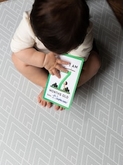 Totter + Tumble Black/White Light Blue Grey The Scout + Wanderer Compact Small Size Playmat - Image 5 of 6