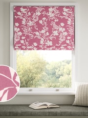 Pink Berry Floral Made to Measure Roman Blind - Image 1 of 6