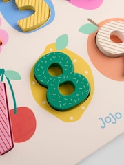 JoJo Maman Bébé Fruit Number Wooden Puzzle - Image 4 of 4