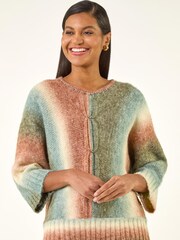 Roman Blue Ombre Embellished Knit Jumper - Image 2 of 5