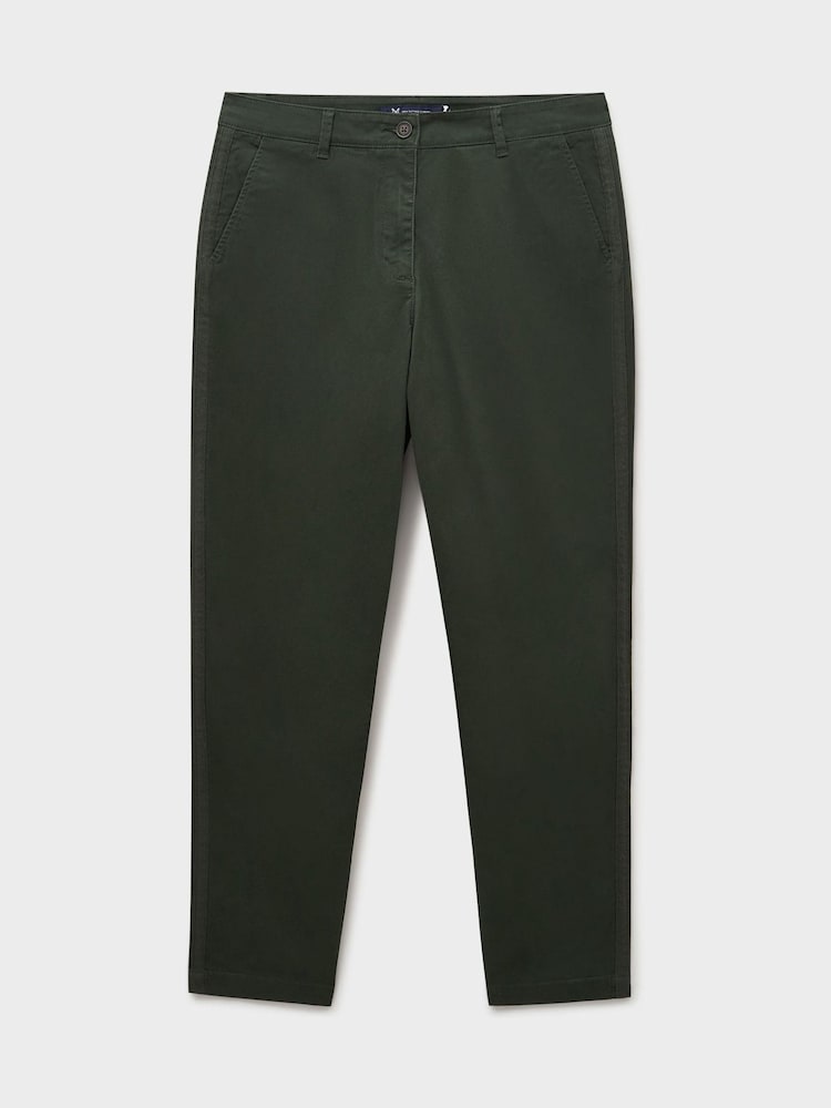 Crew Clothing Green Relaxed Trim Chinos - Image 5 of 5
